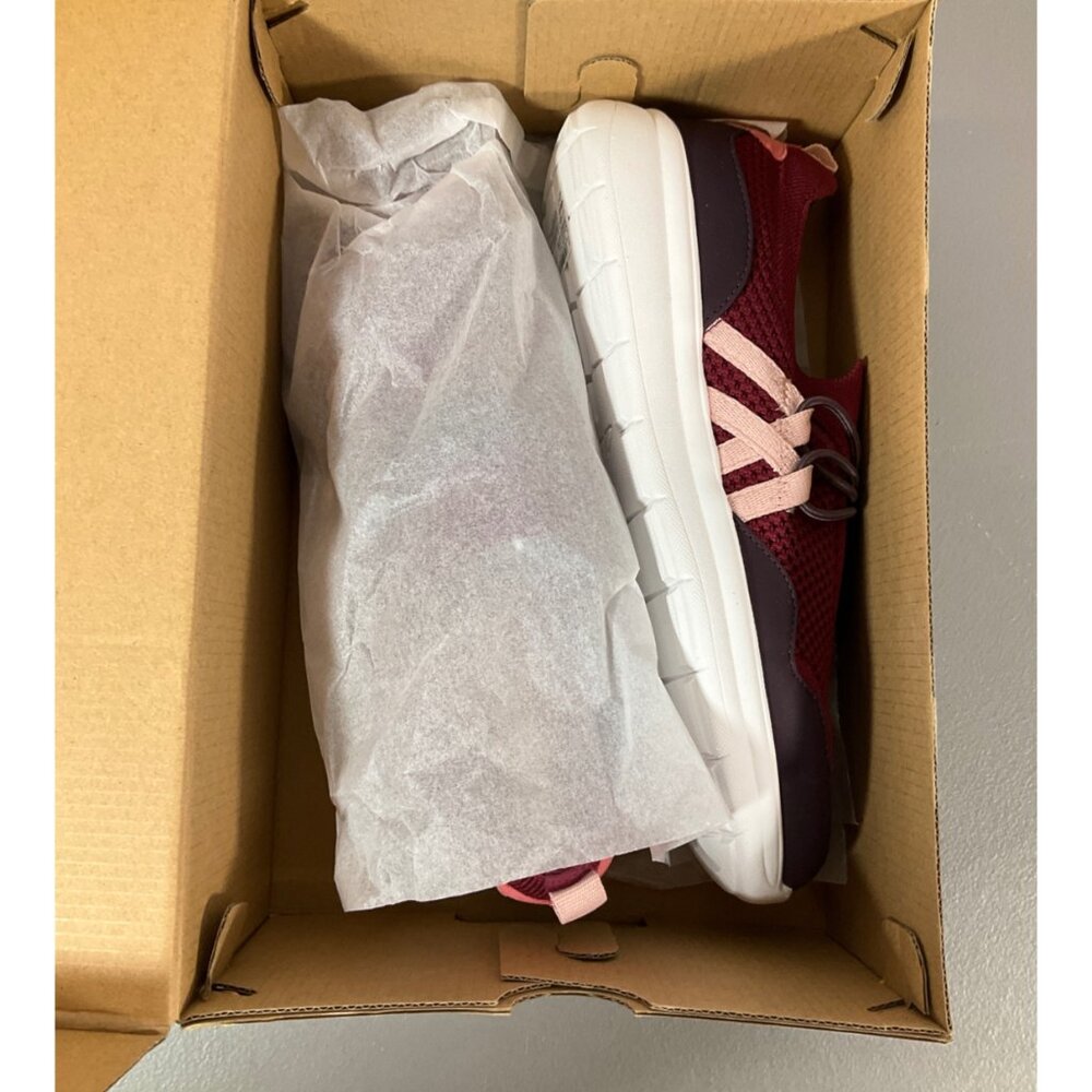 Clarks Ezera Run Women's Athletic Sneakers, Burgundy - Comfort & Style - Picture 5 of 12